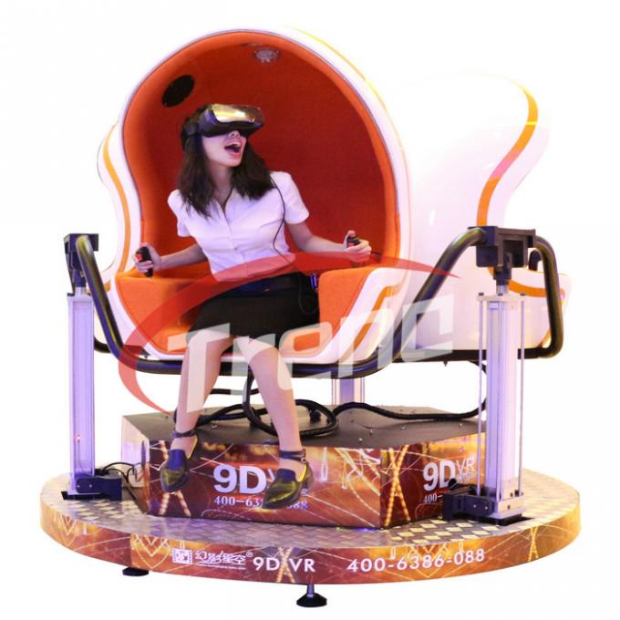 Cinema interattivo di realtà virtuale 9d dei multi giocatori con la piattaforma girante