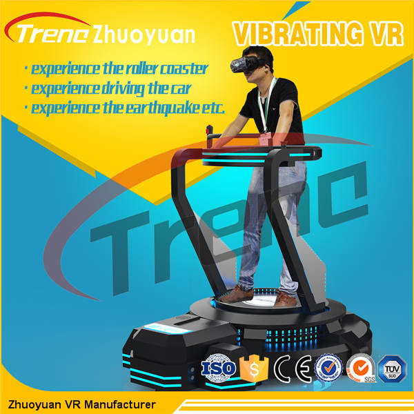 Simulatore di vibrazione a gettoni di VR con una piattaforma girante di 360 ° ed i vetri di VR