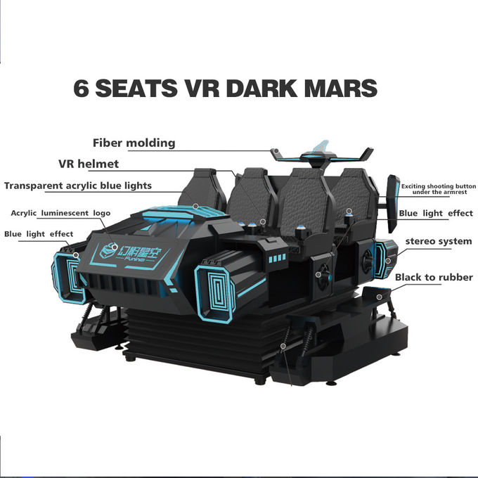 giochi interattivi della fucilazione del cinema VR di realtà virtuale di 3.8KW 9D per i bambini