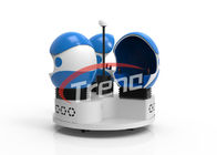 L'uovo della capsula di spazio ha modellato il simulatore tre Seat di 9D VR con i vetri del HQ VR