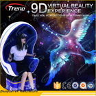 Vetri del simulatore HD VR di realtà virtuale del parco a tema 9D con 3 cilindri elettrici