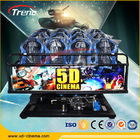 Cinema mobile nero di realtà virtuale 5D, teatro commovente 5D con i sedili idraulici dinamici