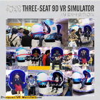 6 attrezzatura del cinema di realtà virtuale 5D della neve di DOF con piattaforma idraulica/elettrica