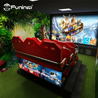 attrezzatura commerciale dell'interno del cinema del simulatore 5D dello schermo 3D per il parco di divertimenti