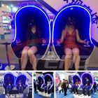 Simulatore di lusso arancio blu di Seat 9D VR con una piattaforma girante da 360 gradi