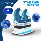 Simulatore a gettoni del gioco del casco del cinema/VR delle uova 9D VR di colore blu due per la galleria del campo da giuoco di zona di VR