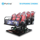 il simulatore Funin 6-12 del cinema 9D VR di 5D 7D mette lo schermo a sedere del metallo della lega di alluminio di vetro 3DM