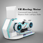 motociclo con diversi giocatori del simulatore di guida di veicoli di aspetto del occhio-fermo di colore bianco 220V Vr che corre con il deepon E3