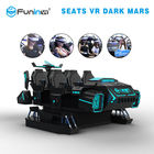 6 sedili VR simulatore scuro del 9 marzo D VR con la piattaforma storta elettrica