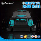 6 simulatore scuro dei sedili VR Marte 9D VR con la piattaforma elettrica una garanzia da 1 anno