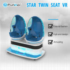 2 cinema di realtà virtuale dei sedili 9D con effetto di spazzata della gamba della sedia dell'UOVO