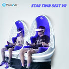 360 cinema di realtà virtuale dei sedili 9D di grado 2 con effetto di spazzata della gamba della sedia dell'UOVO