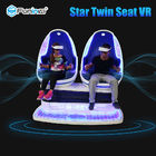 Blu + sedili bianchi del simulatore 2 di 9D VR con i vetri di 3D Deepoon E3