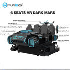 La galleria di vendita FuninVR-calda 6 mette l'esperienza a sedere scura di realtà virtuale di VR marzo 3.8KW per il parco di divertimenti