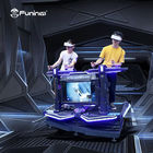 VR pilotano la macchina di realtà virtuale del simulatore dei giocatori del bordo 2 con il gioco della fucilazione di VR per il centro commerciale