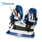 vetri delle cuffie avricolari della macchina 3d di 9d VR 2 giochi blu del vr del simulatore di realtà virtuale del cinema 9d dei sedili da vendere