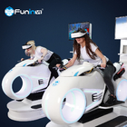 Realtà virtuale che conduce il motociclo della macchina di videogioco di guida del simulatore 9D VR VR che guida simulatore