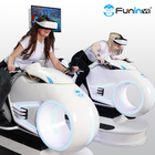 Realtà virtuale che conduce il motociclo della macchina di videogioco di guida del simulatore 9D VR VR che guida simulatore