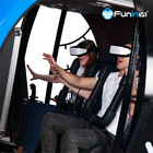 Macchina piena di grido stridula Flight Simulator 9d VR del gioco della cabina di pilotaggio di rotazione della navetta di spazio-tempo di esperienza