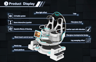 Cinema di simulador del gioco 9d di divertimento dei sedili 200kg VR di vetro 2 del vr 3d di prezzo franco fabbrica 9d del cinema di realtà virtuale VR 9D