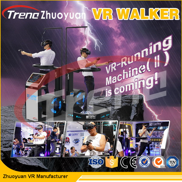 220 parco a tema del camminatore VR di realtà virtuale del nero di V un'immersione di 360 gradi 140 chilogrammi