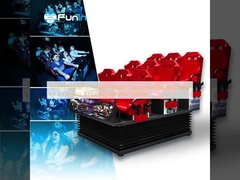 Centro commerciale Cinematografia 5D Disegno quadrato personalizzato per 9-48 posti 3 Aggiornamenti mensili 1 Film