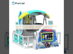 Simulatore di movimento 9D VR Skydive a 6 posti Funin Vr Motion Control con effetti vento e acqua per due giocatori