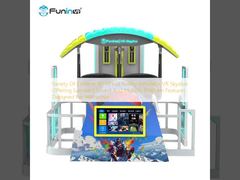 Varietà di contenuti del simulatore di realtà virtuale 9D VR Skydive che offre audio surround e funzionalità multipiattaforma progettate per l'interazione