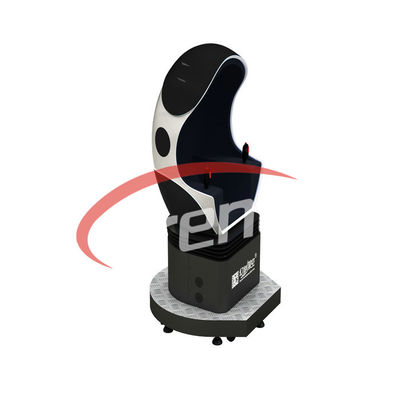 Il mini simulatore dinamico nero di realtà virtuale 9D, 1080P HD libera il cinema di azione della visione 9D