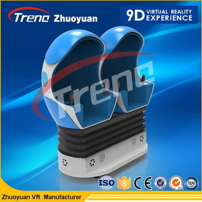 Sedia del simulatore di realtà virtuale della macchina 9D dell'uovo del club con una piattaforma dinamica di 12 effetti speciali