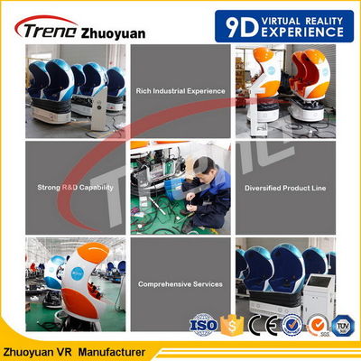 360 simulatore attraente del parco a tema 9D VR di grado con i vetri di HD 1080P