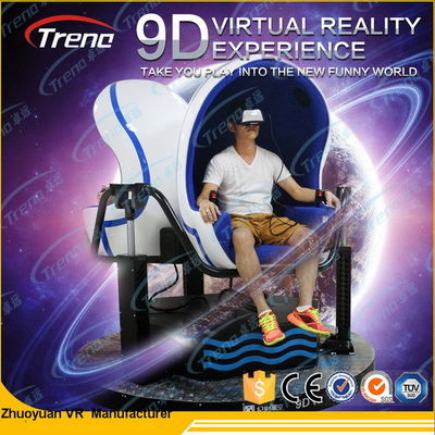 Vetri del simulatore HD VR di realtà virtuale del parco a tema 9D con 3 cilindri elettrici