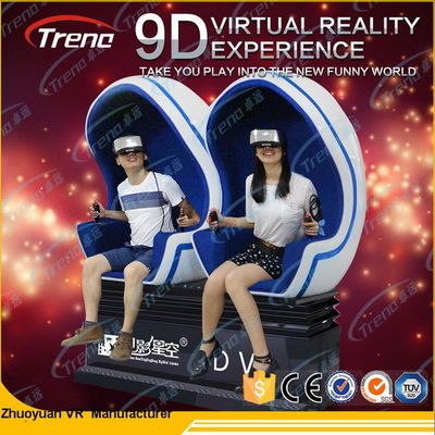 Vetri del simulatore HD VR di realtà virtuale del parco a tema 9D con 3 cilindri elettrici