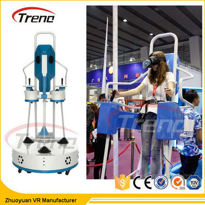 Un supermercato da 360 gradi interattivo sta sul simulatore di volo VR per il singolo giocatore