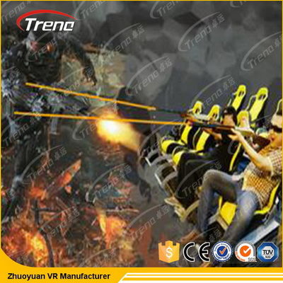 Lusso dinamico elettrico 9 Seat del cinema di moto degli hotel 5D della stella con i vetri di 3D VR