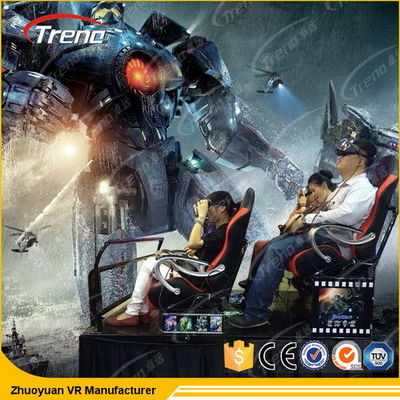 6 cinema dinamico di moto di DOF 5D con la parte posteriore che colpisce i sedili di moto di vibrazione