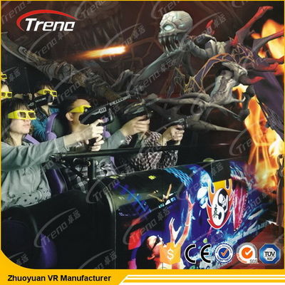 Cinema delle montagne russe 5D del parco a tema di sicurezza con il circuito idraulico per il film