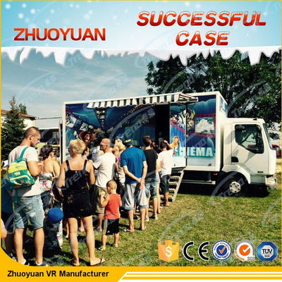 Sedili stupefacenti mobili del simulatore 6 del cinema 7D con illuminazione/simulazione della pioggia