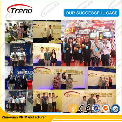 Cinema interattivo di moto 7D del centro commerciale con la piattaforma elettrica di 6 DOF
