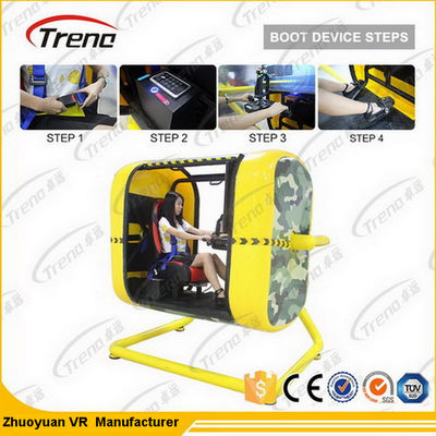 Grado Flight Simulator del gioco 360 del parco a tema con la leva di comando di volo