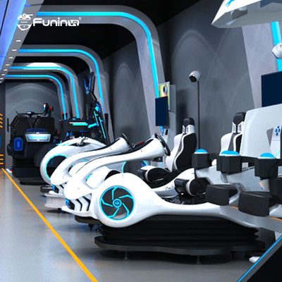 Karting che corre l'automobile elettrica del simulatore di guida di 9d VR per il parco di divertimenti