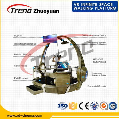 Simulatore di realtà virtuale del parco di divertimenti 9D con l'iper piattaforma di camminata virtuale fine