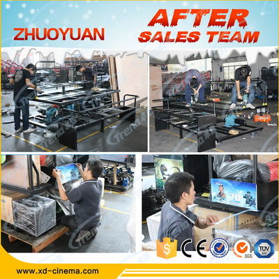 Cinema mobile 5D del circuito idraulico con la console di gioco di realtà virtuale