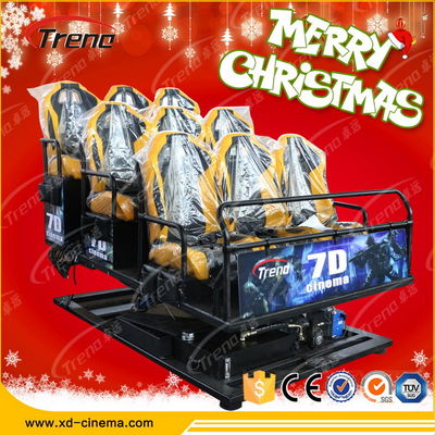 Pistola del parco di divertimenti che spara l'attrezzatura del cinema 7D con la piattaforma elettrica di 6 DOF