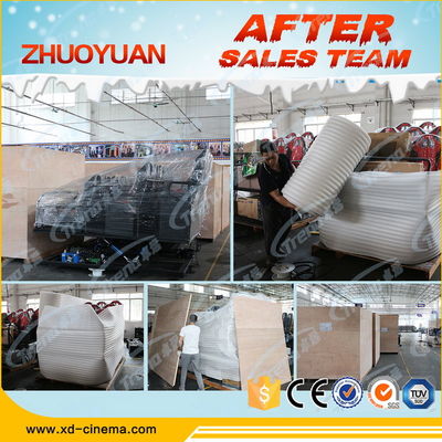 Pistola del parco di divertimenti che spara l'attrezzatura del cinema 7D con la piattaforma elettrica di 6 DOF