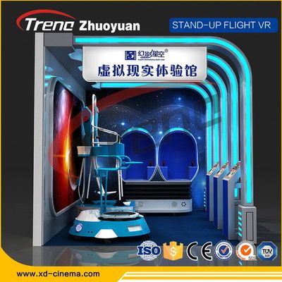 Dispositivi di gioco di realtà virtuale del video gioco del parco di divertimenti con una piattaforma girante di 360 °