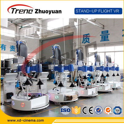 Dispositivi di gioco di realtà virtuale del video gioco del parco di divertimenti con una piattaforma girante di 360 °