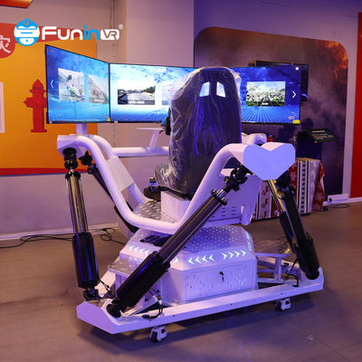 Simulatore commerciale di realtà virtuale 9D che corre il simulatore Arcade Game Chair del motociclo di F1 Seat