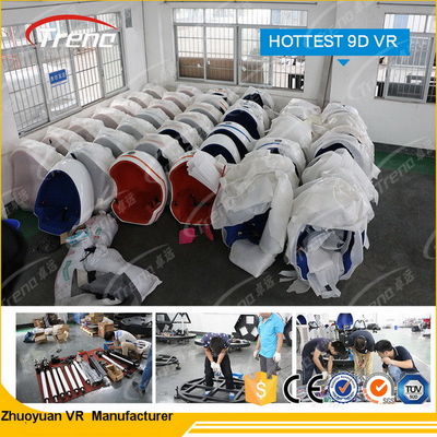 Simulatore del mondo virtuale dei sedili 9d del centro commerciale tre con i giochi 220V di VR