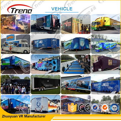 Realtà virtuale del cinema di effetti speciali 5d che guida simulatore per il parco a tema